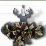 How to Decorate a Deer Head Wreath Rail